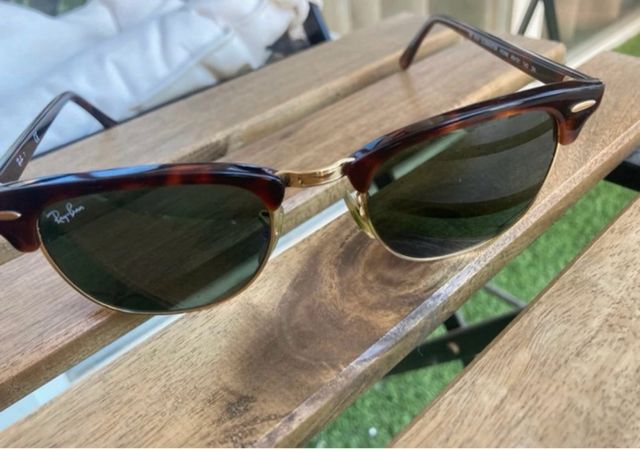 Gafas Ray-Ban Clubmaster Marrón y Dorado