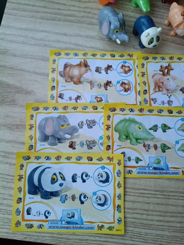 Kinder Sorpresa Giocattoli Animali Vari