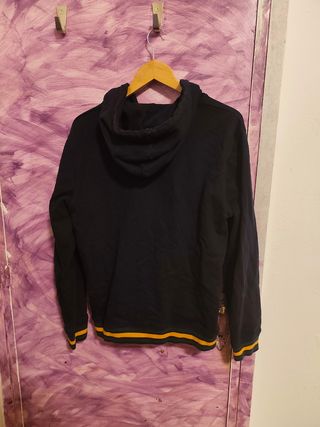 Sudadera Pepe Jeans Negra Talla M - Estilo Varsity