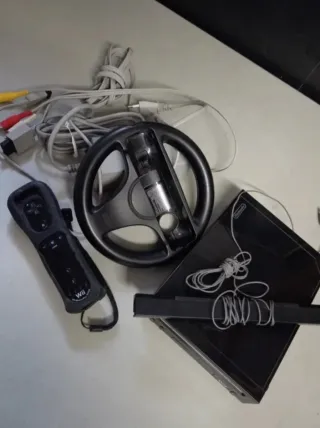 Nintendo Wii Console + Controller + Volante