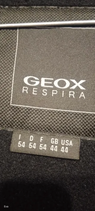 Abrigo Parka Geox Negro Hombre