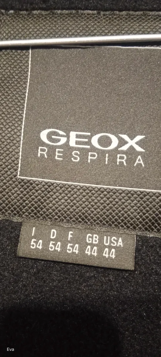 Abrigo Parka Geox Negro Hombre