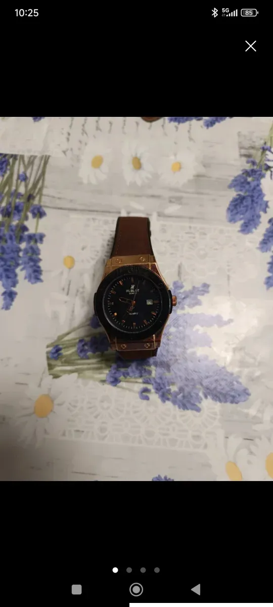 Reloj Hublot Negro y Dorado