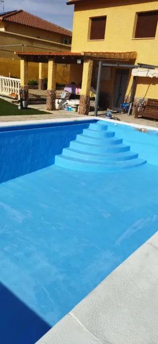 Escaleras para piscina de obra