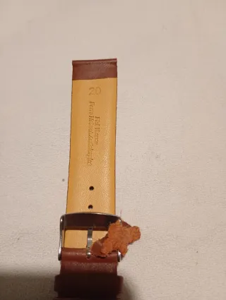 Cinturino pelle marrone chiaro 20mm