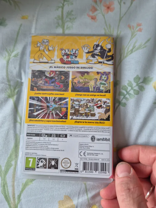 Colección Cuphead Nintendo Switch precinto roto