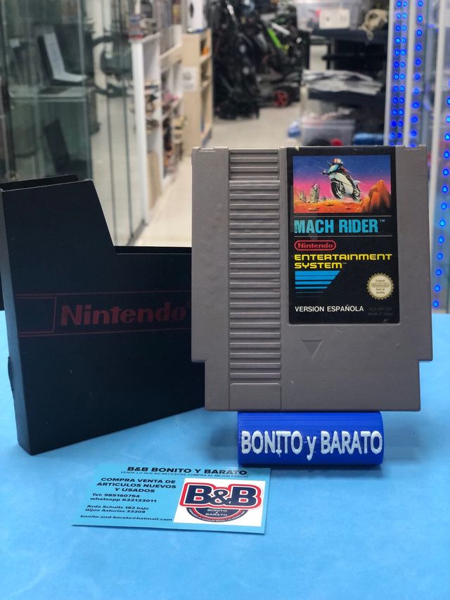Juego Nintendo NES Mach Rider Versión Española