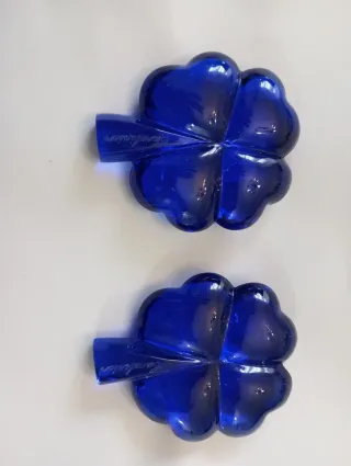 Quadrifoglio blu vetro 2000 Carabinieri