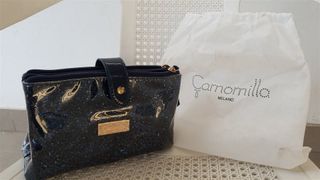 Borsa Camomilla Glitter Nera Nuova