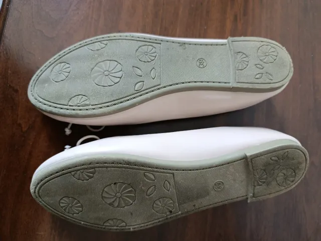 Ballerine similpelle rosa pastello n.39