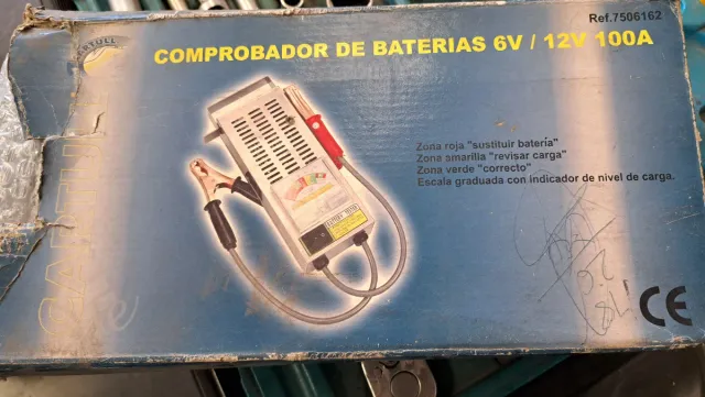Comprobador de Baterías Analógico