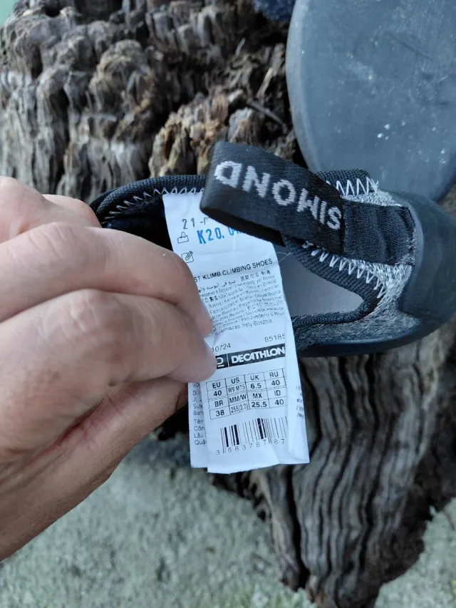 Pies de gato Simond grises. Talla 40