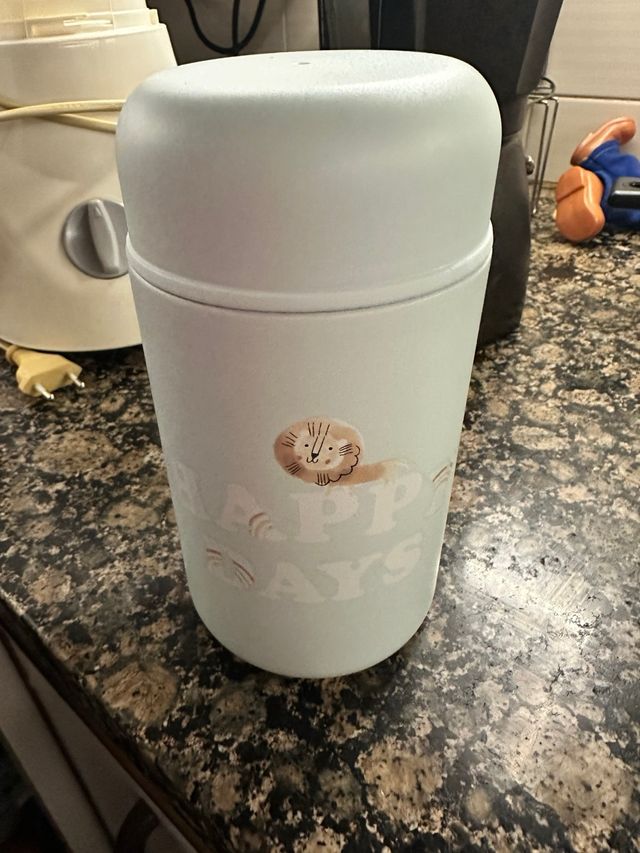 Termo para papilla con diseño de león