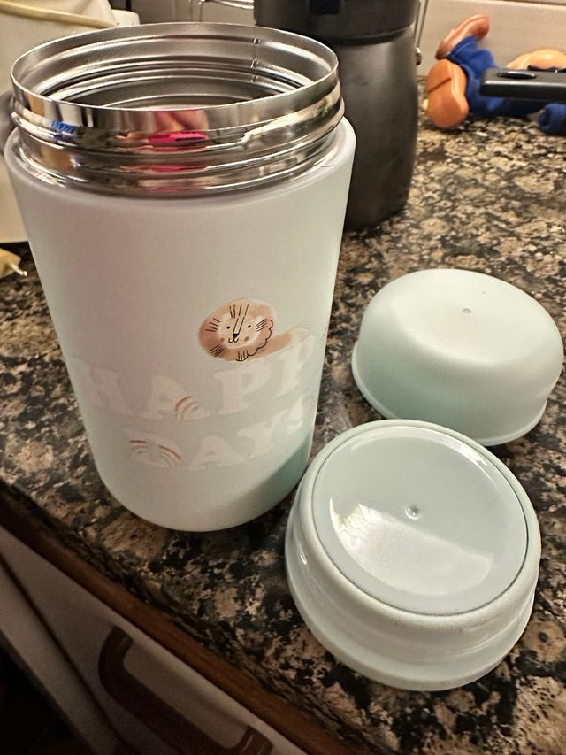 Termo para papilla con diseño de león