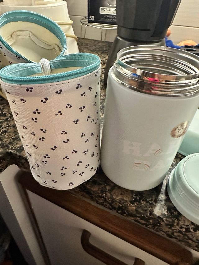 Termo para papilla con diseño de león