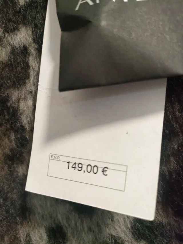 Abrigo estampado leopardo ANTEA Talla 44