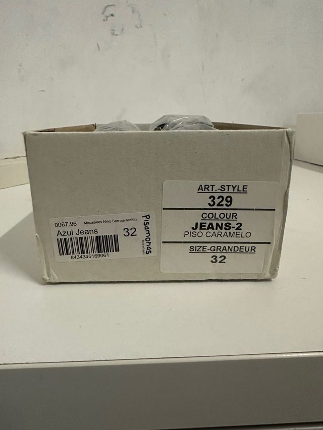 Mocasines niño Pisamonas azul talla 32