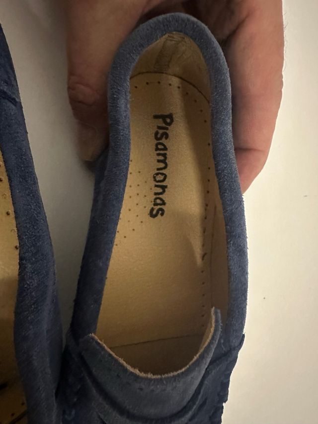 Mocasines niño Pisamonas azul talla 32