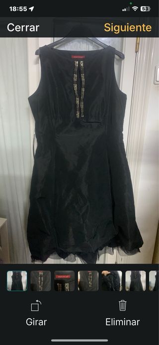 Vestido de fiesta negro