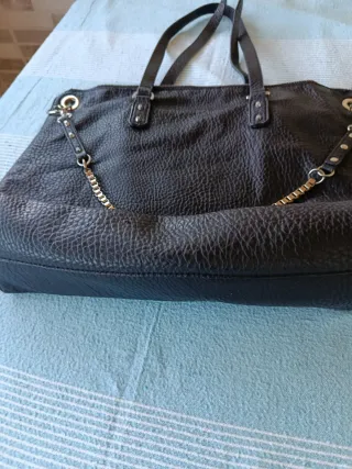 Bolso amplio polipiel negro