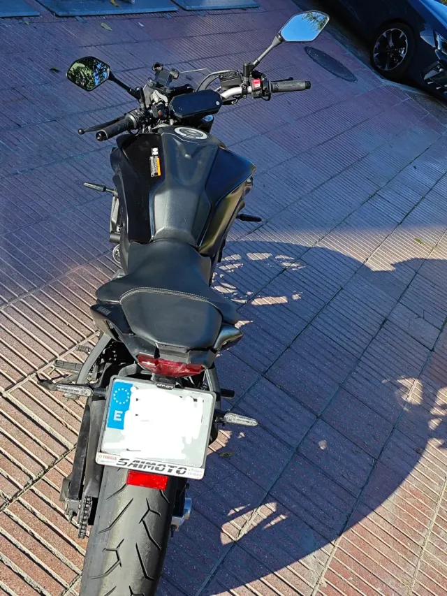 Yamaha MT07 Moto Negra