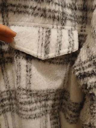 Caldo cappotto lana plaid