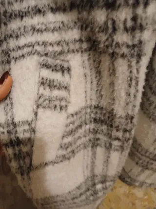 Caldo cappotto lana plaid