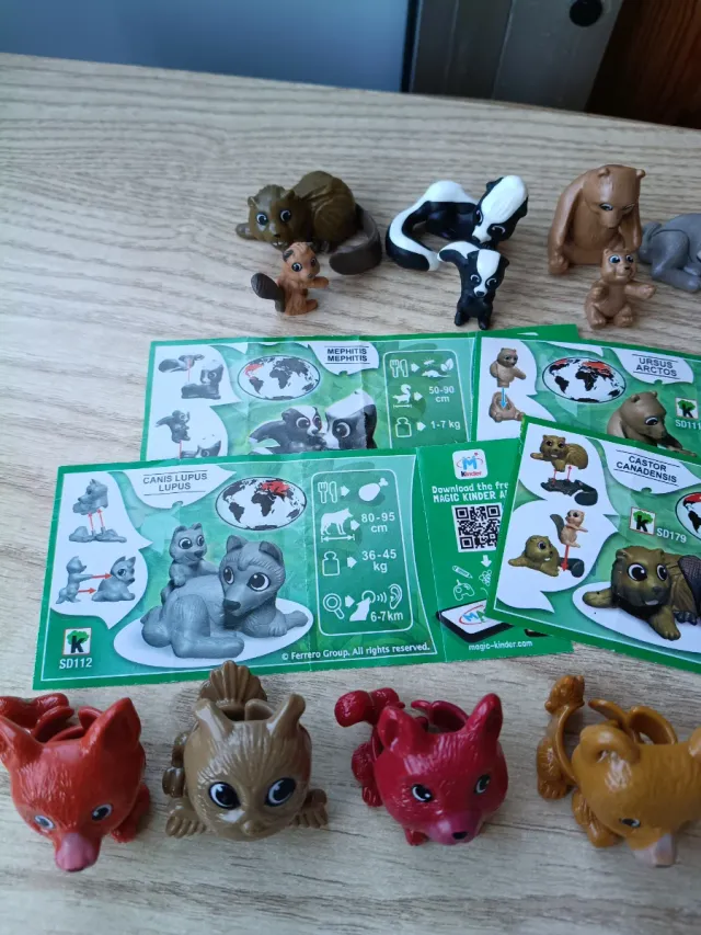 Kinder Sorpresa Animali Giocattoli