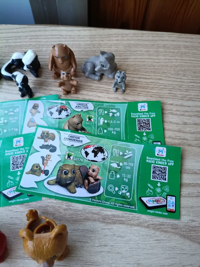 Kinder Sorpresa Animali Giocattoli