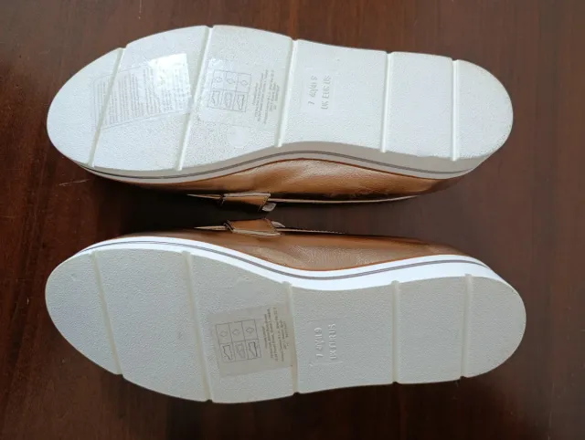 Mocassini Primark donna oro n.40