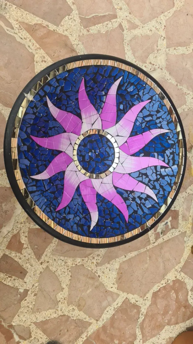 Mosaico Flor Redonda - Girasol