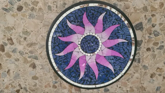 Mosaico Flor Redonda - Girasol