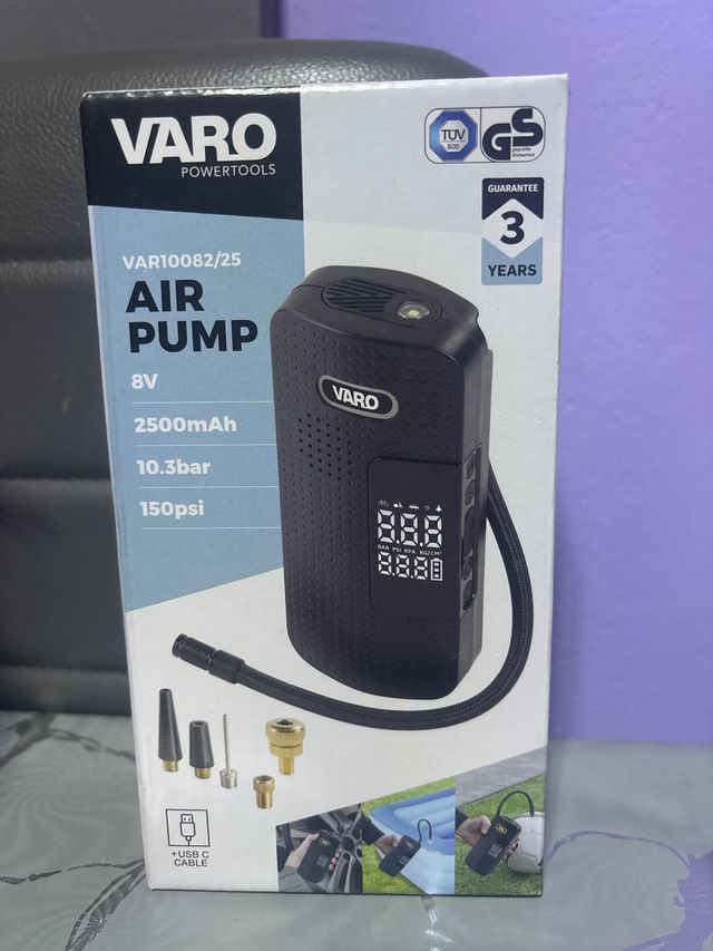 Bomba de ar Varo 8V 2500mAh