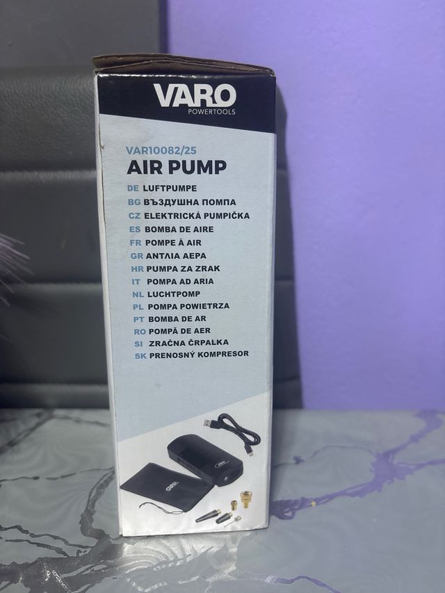Bomba de ar Varo 8V 2500mAh