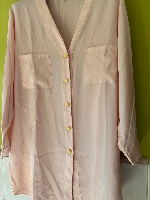 Camisón manga larga suave