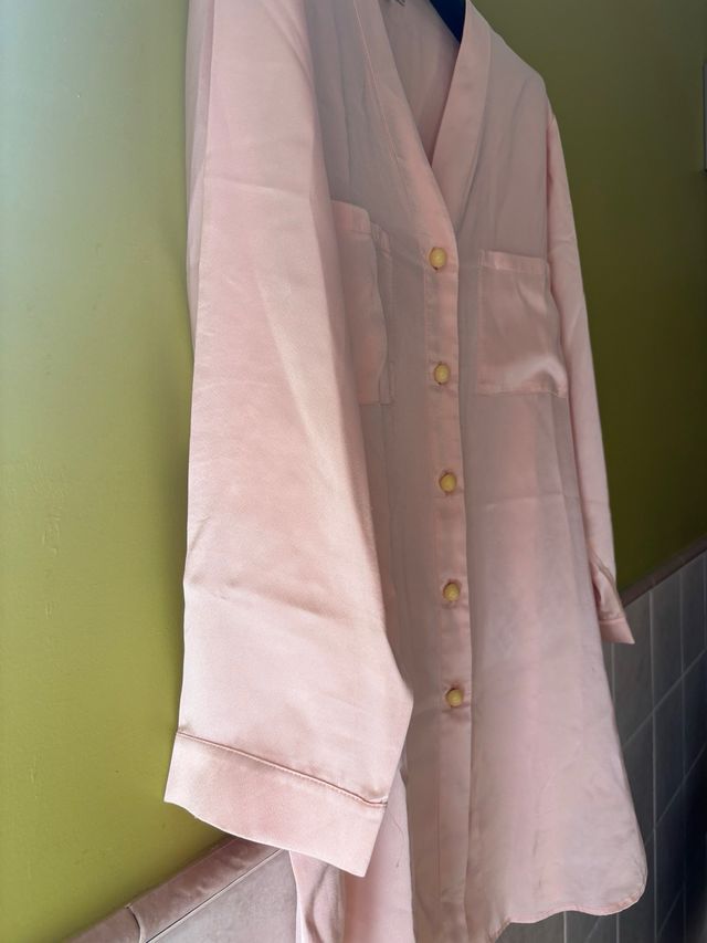 Camisón manga larga suave