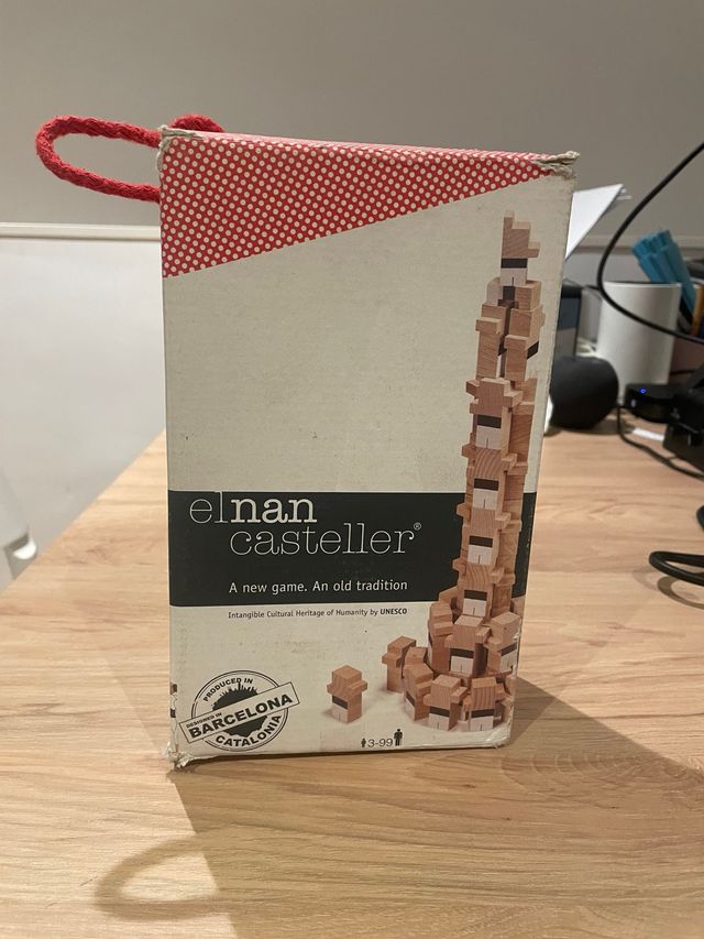 El Nan Casteller Juego Educativo Madera 40 Piezas
