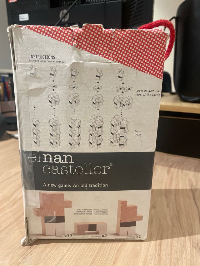 El Nan Casteller Juego Educativo Madera 40 Piezas