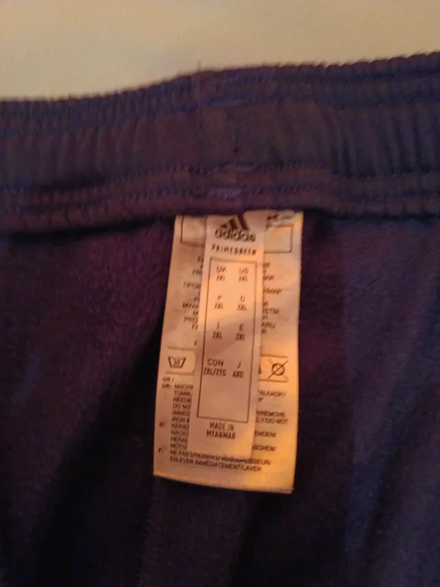 Pantalón Chándal Adidas Hombre XXL Azul oscuro