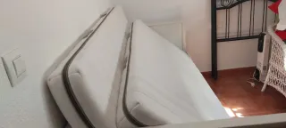 Sofá Cama Blanco 80cm (Abierto 1.60m)