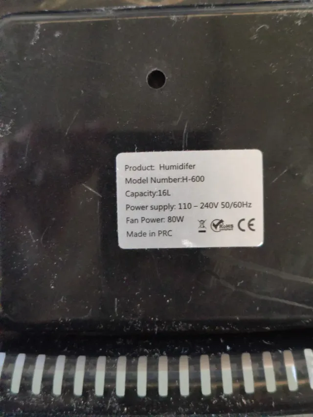 Humificador blanco y negro