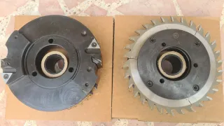 Fresa para madera y disco sierra