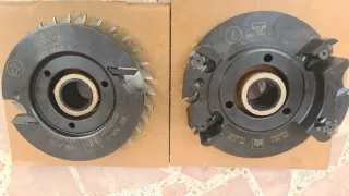 Fresa para madera y disco sierra