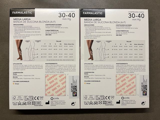 Medias Terapéuticas Farmalastic Compresión 30-40RP
