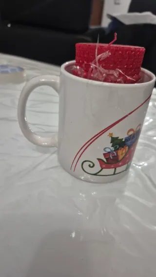 Tazza Natale Babbo Natale e Teddy