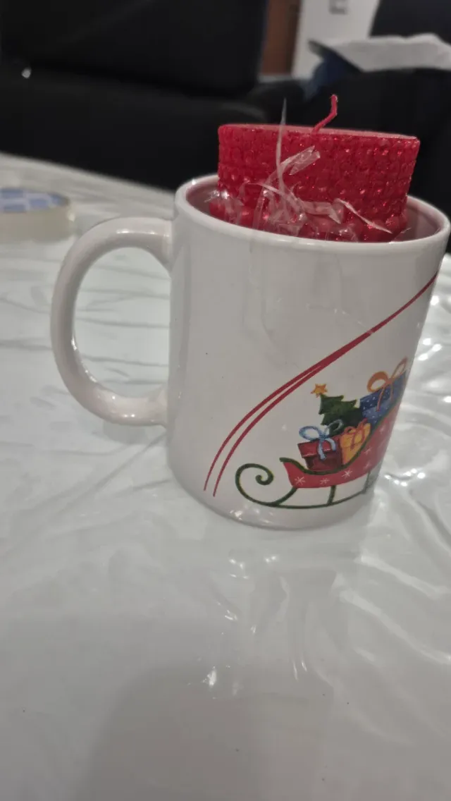 Tazza Natale Babbo Natale e Teddy