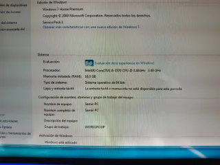 Ordenador sobremesa negro/rojo