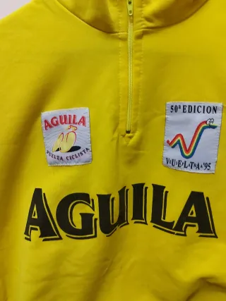 Maillot Ciclismo Vintage La Vuelta Amarillo