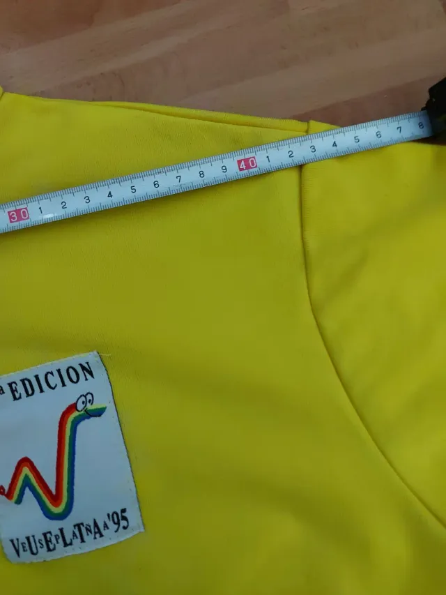 Maillot Ciclismo Vintage La Vuelta Amarillo
