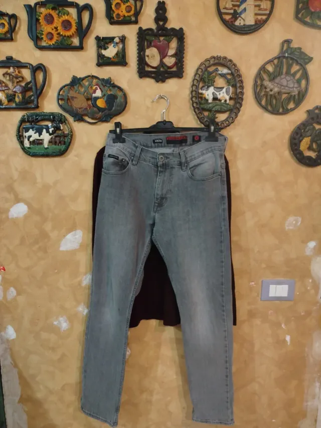 Jeans Stretch Slim Complices T 40 Grigio